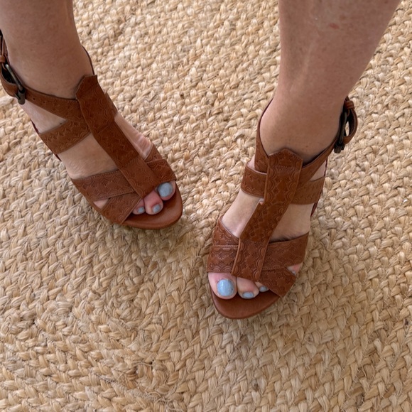 Neiman Marcus Pura López Used High Wedge platform Sexy Hot Dance❤️ Fits 7 to 7.5 - Picture 2 of 11